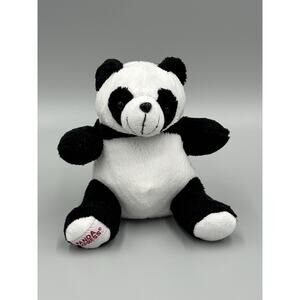 Panda Express Panda Bear Plush 7 Inch Black White